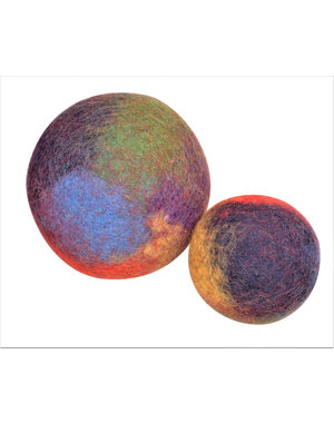 Papoose Toys Rainbow Balls Marbled/2pc
