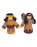 Papoose Toys Native American Family/3pc