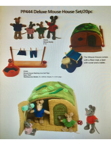 Papoose Toys Deluxe Mouse House Set/20pc