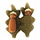 Papoose Toys Acorn Babies Natural/6pc