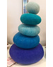 Papoose Toys Stacking Set/5pc Blue