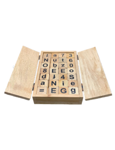 Papoose Toys Half Letter and Number Set