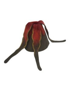 Papoose Toys Volcano+3 Lava streams/4pc