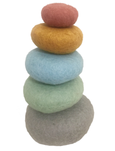 Papoose Toys Earth Stacking set/5pc