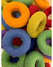 Papoose Toys Felt Stringing Doughnuts/49pc