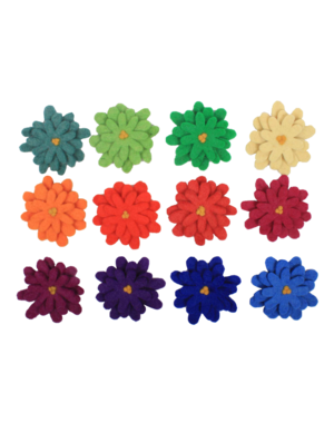 Papoose Toys Goethe Aster Flowers 12pc