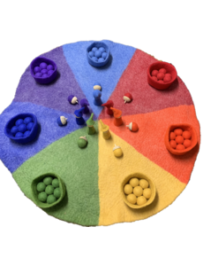 Papoose Toys 90cm Rainbow Mat