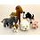 Papoose Toys Country Animal set/6pc