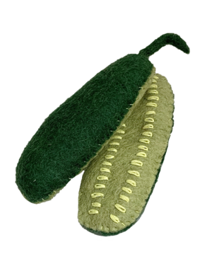 Papoose Toys Half Cucumber Slices/4pc