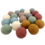 Papoose Toys Earth Felt Balls 3.5cm/28pc