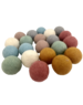 Papoose Toys Earth Felt Balls 3.5cm/28pc