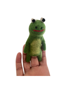 Papoose Toys Frog and Bunny Finger Puppets/4pc