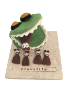 Papoose Toys Crocodile/ 5 cheeky monkeys