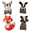 Papoose Toys Woodland Finger Puppets/4pc