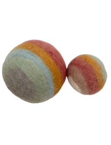 Papoose Toys Earth Rainbow Balls/2pc