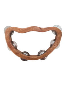 Papoose Toys Tambourine-6/3 pieces