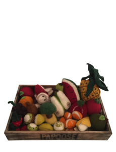 Papoose Toys Crated Fruit Set