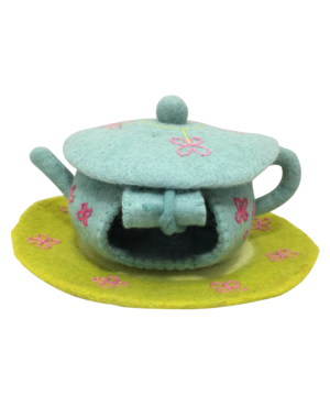 Papoose Toys Fairy Teapot House and Mat