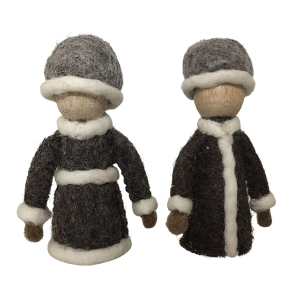 Papoose Toys Winter Fairies/2 pieces