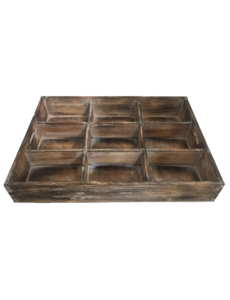 Papoose Toys Sorting Tray 9 holes Large