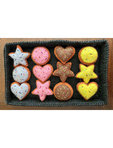 Papoose Toys Tray with Biscuits/13pc