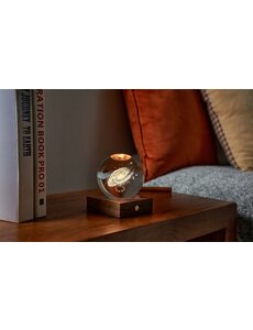 Gingko Amber Crystal Ball nachtlamp Galaxy