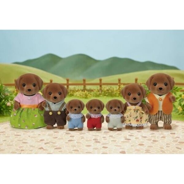 Sylvanian Families Familie Chocolade Labrador (5730)