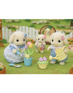 Sylvanian Families Tuinierenset- Flora konijn broer&zus (5736)