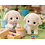 Sylvanian Families Tweeling bloemen hangoor konijn