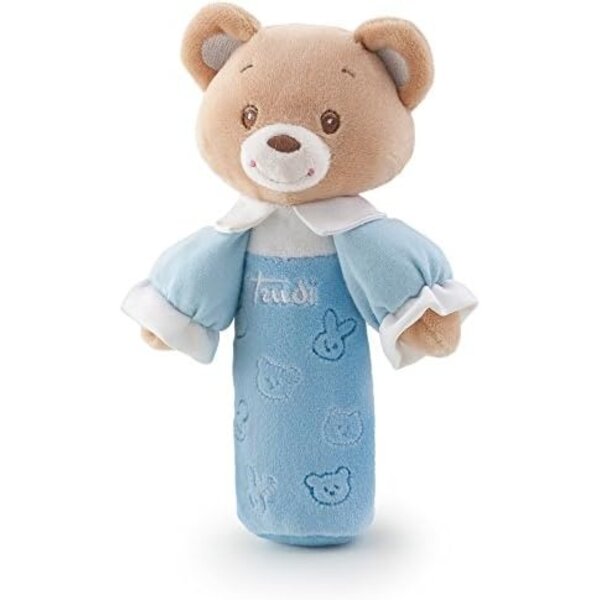 Trudi Knijpbeertje blauw 18 cm