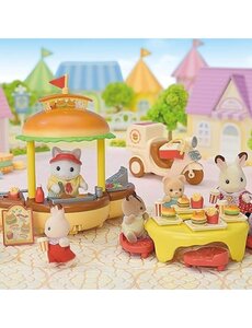 Sylvanian Families Hamburgerkraam met scooter (5757)