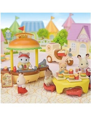 Sylvanian Families Hamburgerkraam met scooter (5757)