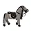 ByASTRUP Lucky, grijs knuffelpaardje 30cm