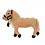 ByASTRUP Daisy, blond knuffelpaardje 30cm