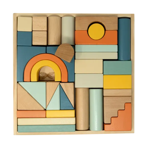 ByASTRUP Blokkenset blauw
