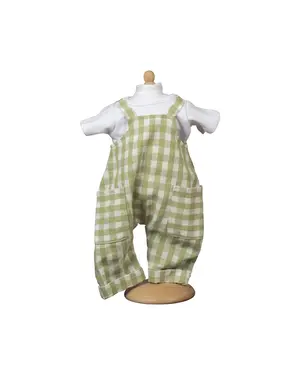 Mamamemo Overall +T-shirt groen 35cm