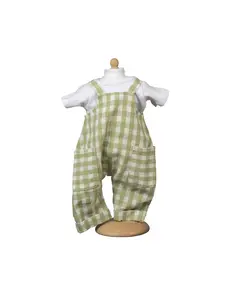 Mamamemo Overall +T-shirt groen 45cm