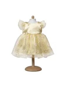 Mamamemo Feestjurk goud 45cm