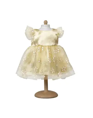 Mamamemo Feestjurk goud 45cm