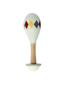 Mamamemo Maracas wit Harlekin