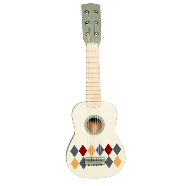 Mamamemo Gitaar met 6 snaren Harlekin