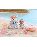 Sylvanian Families Zeeotter zussen-Splashy snorkel set (5804)