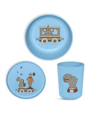 Nuuroo Milas bioplastic (PLA) dinerset 3-pack