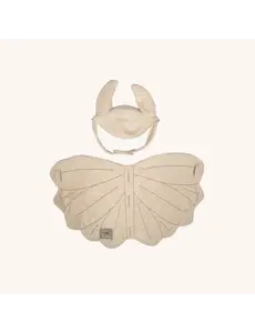 ByASTRUP Zadeldek en mutsje creme
