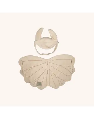ByASTRUP Zadeldek en mutsje creme