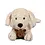 ByASTRUP Pluchen hond met Puppies