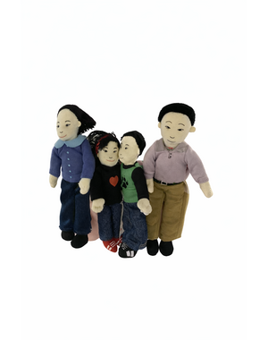 The Puppet Company Aziatische vingerpop familie 4 st.