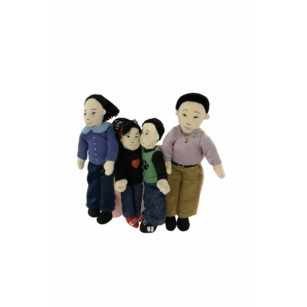 The Puppet Company Aziatische vingerpop familie 4 st.