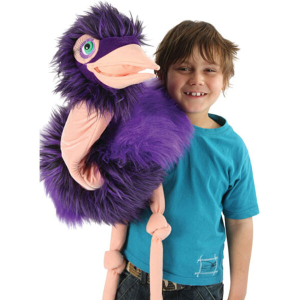 The Puppet Company Handpop Struisvogel 74cm