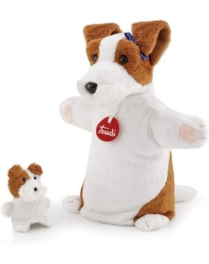 Trudi Handpop Hond met Baby